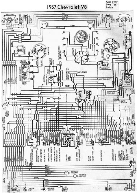 1957 chevrolet wiring diagram 
